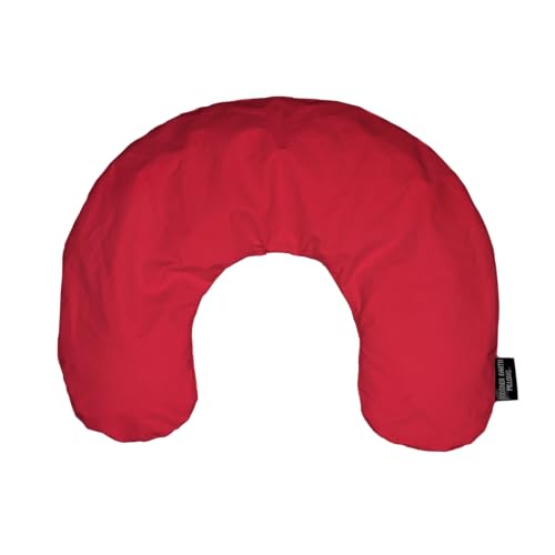 Mother Earth Pillows Small Triggerpoint Pillow for Neck and Shoulders (Red - No Herbs Added)