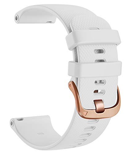 Correa de silicona de 20 mm compatible con Garmin Venu Move Style y pulsera Vivoactive 3 5
