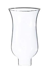 B&P Lamp® Klarer Hurricane-Lampenschirm 4,8 x 16,5 cm