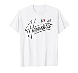 Hermosillo Ciudad México Bandera Turista Viaje Minimalista Camiseta