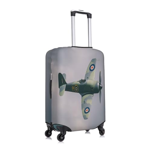 Sky Fly Airplane Aircraft Luggage Cover for Suitcase, Suitcase Cover Protector Fit 18-21 Inch Luggage Travel Accessories, S3