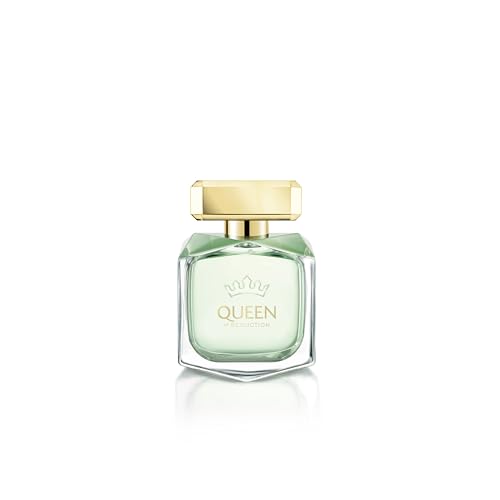 Banderas Queen Of Seduction, Eau de Toilette Spray per Donne, Fragranza Floreale con Mote Marine, 50 ml