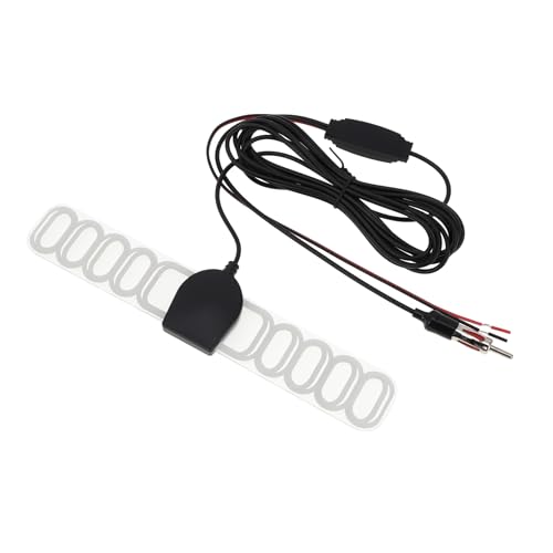 Partuto 1 Pc Universal Hidden Windshield Signal Antenna Car Truck Car Radio Aerial Mount Black FM-12