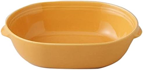 Set of 10 Amber Gratin with Ears, 6.2 x 4.2 x 1.6 inches (15.7 x 10.7 x 4 cm), 7.8 oz (222 g), Oven Wear, Hotel, Restaurant, Cafe, Western Tableware, Restaurant, Commercial Use,