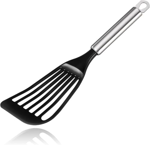 Tenta Kitchen Flexible Fish Turner Spatula, for Fish/egg/meat/dumpling Frying