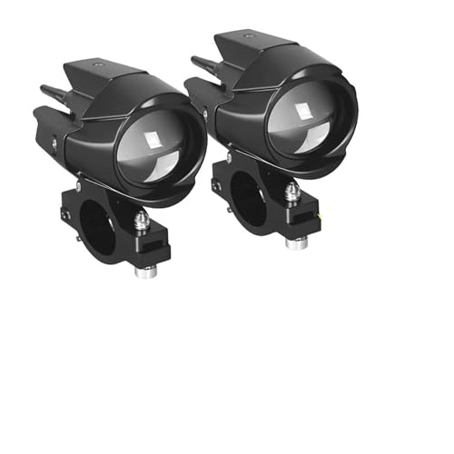 �o�C�N�p�v���W�F�N�^�[���C�g �ɓK�����郆�j�o�[�T���⏕�X�|�b�g���C�g �t�H�O�����v �I�[�g�o�C�p�ǉ�LED�w�b�h���C�g ���C�g�����v 12-80V �f���A���J���[ �z���C�g/�A���o�[(2 Light With Switch2)