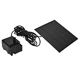 Solar-Wasserpumpe, Outdoor-Brunnenpumpen für kleine Teiche und Gärten, sonnenbetriebene Springbrunnen, Teichbelüftung, Hydrokultur, Aquakultur