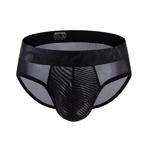JOCKMAIL Men's Sexy Briefs Soft Breathable Comfortable Briefs Underwear Low Rise Underwear Pack for Men2