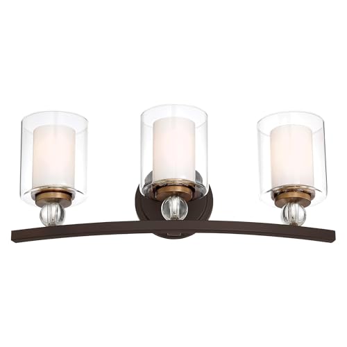 Minka Lavery 3073-416 Studio 5 Vanity Bath Light, 3-Light, 300