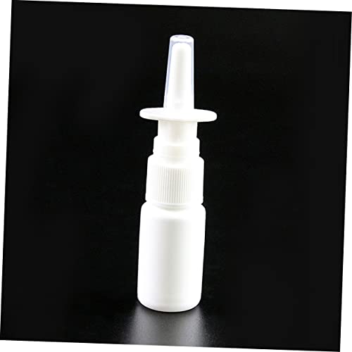 Balacoo 10Pcs Frasco De Spray Bomba De Spray Nasal Recipiente De Spray Nasal Branco Engarrafado Maqu