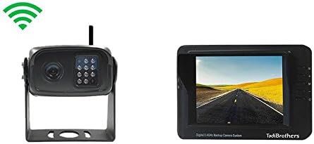 Tadibrothers Digital Wireless RV Backup Camera with 3.5 Inch Monitor