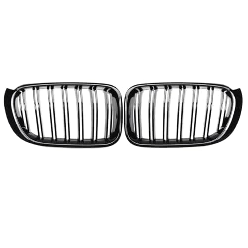 Calandre pare-chocs avant BMW X3 X4 F25 F26 2014-2017 double haricot noir sport
