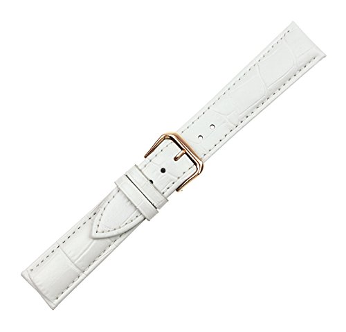 Correa de reloj de cuero de cocodrilo transpirable y ajustable 2