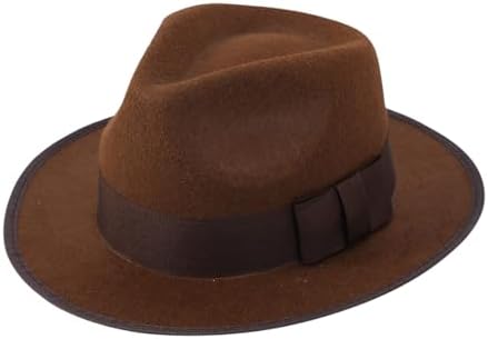 COLLECT PRESENT Classic Adult Fedora Hat – Felt Dress Up Accessor...