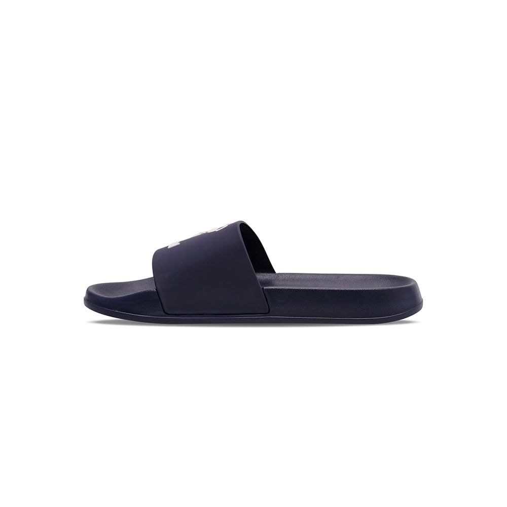 hummel Unisex HML Essential Pool Slide Flip-Flop, Peacoat, 41 EU, peacoat, 8.5 UK