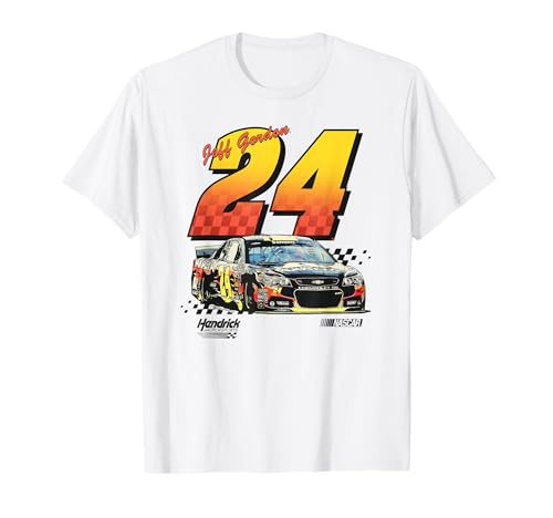 Hendrick Motorsports Jeff Gordon #24 Racing Car Poster T-Shirt
