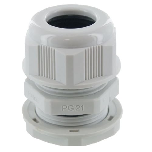 Image of POLYAMIDE CABLE GLANDS (SELECT SIZE FROM OPTIONS) (PG-21 (10PC PACKET))