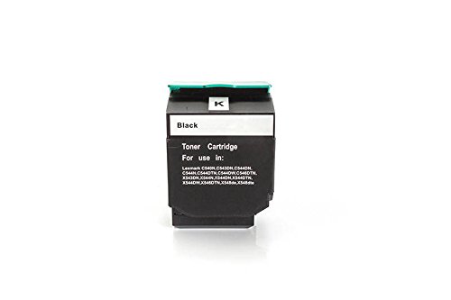 Toner noir Lexmark Optra C544DW remanufacturé haute capacité 2500 pages