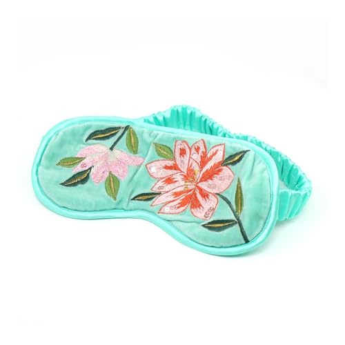 Masque de sommeil turquoise Peace of Mind pour des nuits paisibles en voyage