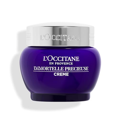 L'OCCITANE - Crème Visage Immortelle Précieuse - 50 ml - Premiers signes de l'âge - Fabriqué en...