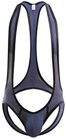 Men's Mesh Leotard Underwear Jumpsuits Wrestling Singlet Bodysuit