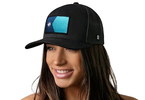 Image of HAKA State Flag Series Trucker Hat for Men & Women, Adjustable Baseball Hat, Golf Hat Snapback