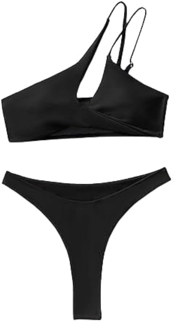 Buy DREAM X FASHION Deep Cut Bikini Sets for Women One Shoulder