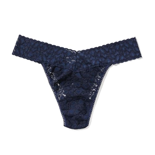 Image of hanky panky - Daily Lace Original Rise Thongs for Women 3 Pack | One Size (4-14) | Lacy thong underwear, lingerie panties