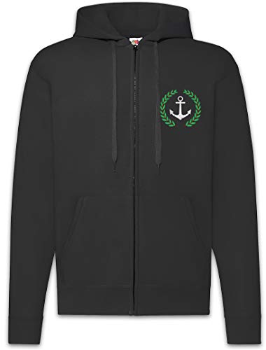 Sweat à capuche Anchor and Wreath Urban Backwoods chaud et zippé contre le vent