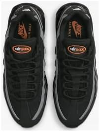 Nike T nis masculino Air Max 95, Preto/Laranja Seguran a - Ferro