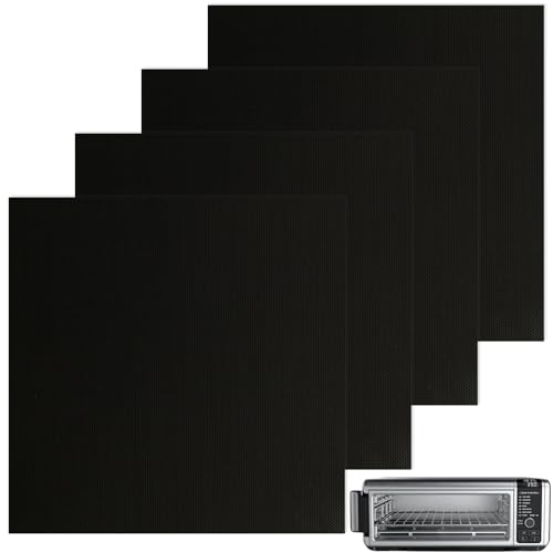 Image of WMKGG 4 PCS Air Fryer Liners,12 inchx12 inch toaster oven liners | Airfryer Accessories for Ninja Flip Up Air Fryer toaster oven,Non-Stick,Reusable