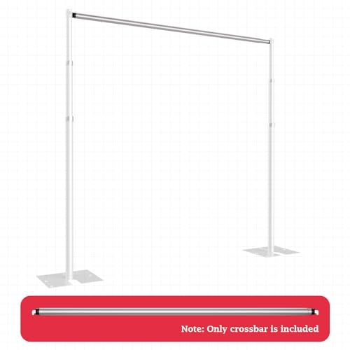 EMART 4ft-10ft Pipe and Drape Adjustable Crossbar for Backdrop Stand, Background & Curtain and Wedding Decor by EMART - Image 6