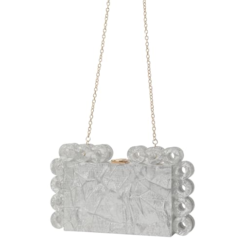 Sac de soirée en marbre antichoc protégeant le téléphone portable avec style - 7