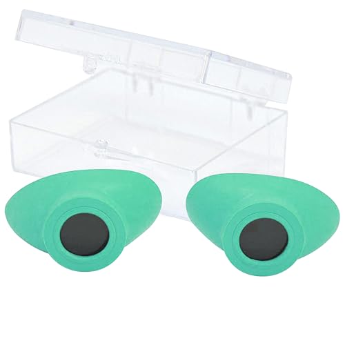 Image of Super Sunnies Slim Flex UV Eye Protection, FDA Compliant Individual Tanning Goggles Eyeshields (Teal)