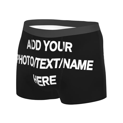 Custom Mens Boxer Briefs All Over Print Personalized Add Your Own Photo Text Name2