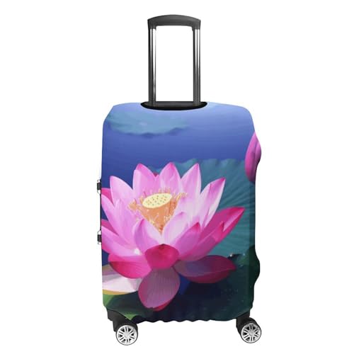Bright Flower Printed Luggage Cover Protector, Fits 18-32 Inch Luggage4