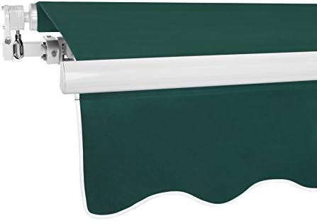 Primrose 4.0m Manual Awning - Terracotta Mayfair DIY Patio Awning Gazebo Canopy (13ft 1") Complete with Fittings and Winder Handle
