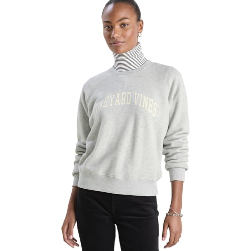 vineyard vines Women's Sparkle Graphic Terry Crewneck