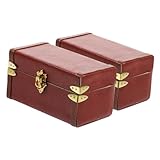 Accessoires polyvalents : ajoutez une touche d'élégance à la décoration de votre maison de poupée en utilisant ces valises, boîtes de chambre pour miniatures, petit conteneur de rangement