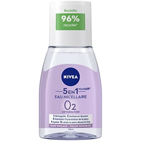 NIVEA MicellAIR SKIN BREATHE Eau Micelar Pieles Sensibles Mini Formato, Lot de 2 Cover
