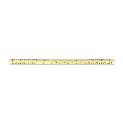 Image of Alumicolor 3610-2 Aluminum Combination Pocket Scale, 6IN, Gold