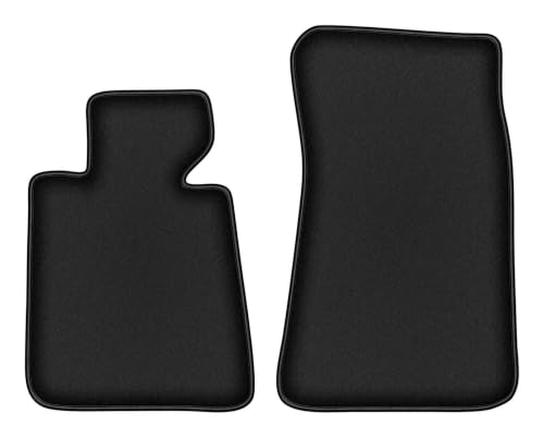 Tapis de sol BMW E30 Coupé moquette velours noir - Accessoire auto Durban 1982-1994