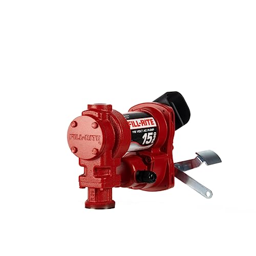 Image of Fill-Rite FR604H 115V 15 GPM Fuel Transfer Pump (Pump Only) | Gasoline, Diesel, Kerosene, Ethanol & Methanol Blends & Biodiesel