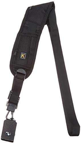 Adjustable Camera Neck Strap with Quick Release Plate, Comfortable Long Sling Shoulder Belt for All DSLR Camera Nikon Canon Universal - Black