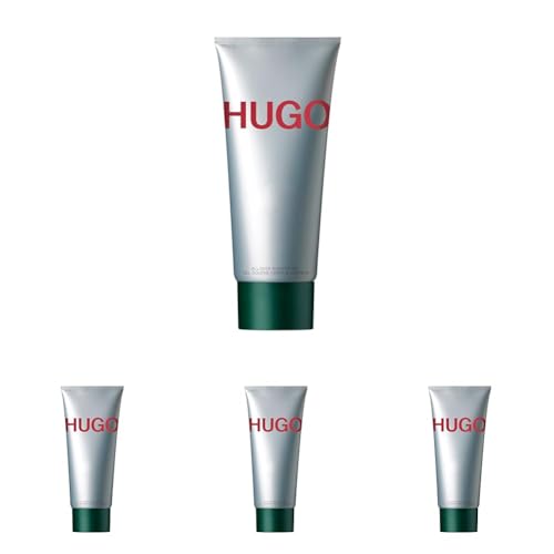 Hugo Man Shower Gel 200ml (Packung mit 4)