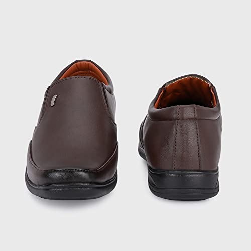 Image of Centrino Mens Uniform Dress Shoe |Formal Shoes | Slip-on Moccasin Shoes | Provide Comfort & Stylish | Perfect for Formal Wear, Business Casual, and Parties(20292)