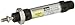 Parker P1A-S016DS-0025 Stainless Steel Metric ISO Air Cylinder, Round Body, Double Acting, Universal, Cushioned, 16 mm Bore, 25 mm Stroke, 6 mm Rod OD, Port