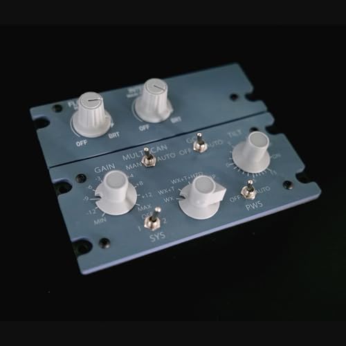 Image of Mykros Rowsfire A112 1 /1 Scale A32X /A33X /A35X CKPT-LT+WXR-Radar Integrated Panel for MSFS 2020 /2024 X-Plane - Windows Flight Sim Home Cockpit