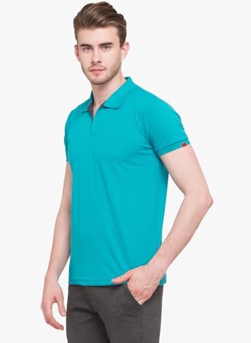 Image of Status Quo Men's Polo T-Shirt | Rich Cotton Blend | Slim Fit | All Day Comfort | Contrast Inner Placket | Polo Collar