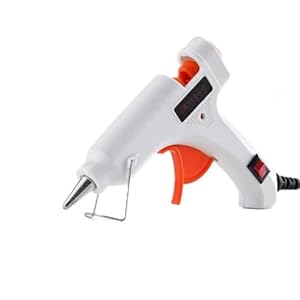 70-W-Heißklebepistole mit Schalter for 7-mm-Klebestift, Mini-Heißklebepistole for Industrieklebstoffe, elektrisches Wärmetemperatur-Reparaturwe... Heißklebepistole und Zubehör(Red)